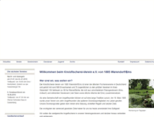 Tablet Screenshot of kreisfischereiverein-warendorf.de